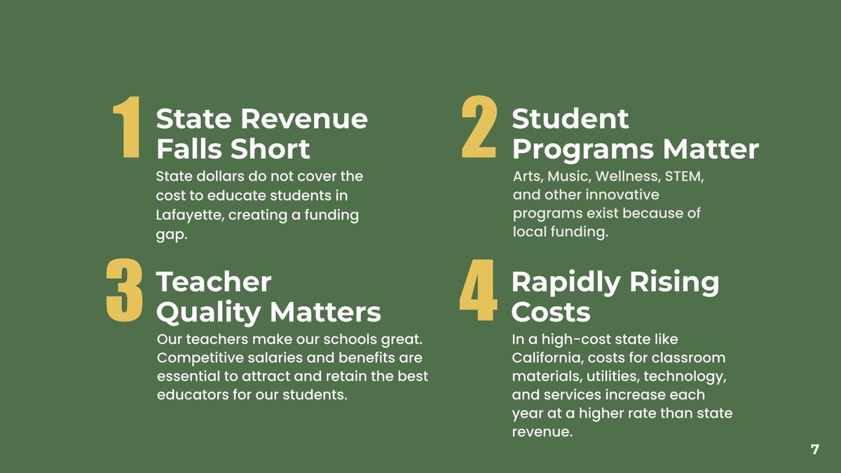 4 reasons for local funding