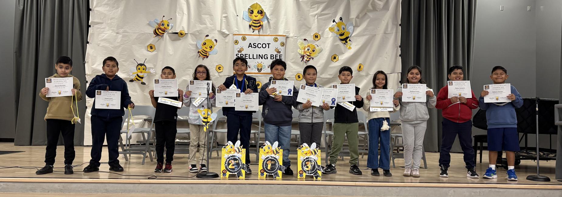 Ascot&rsquo;s 3rd grade Spelling Bee, Thurssday, January 22, 2026
