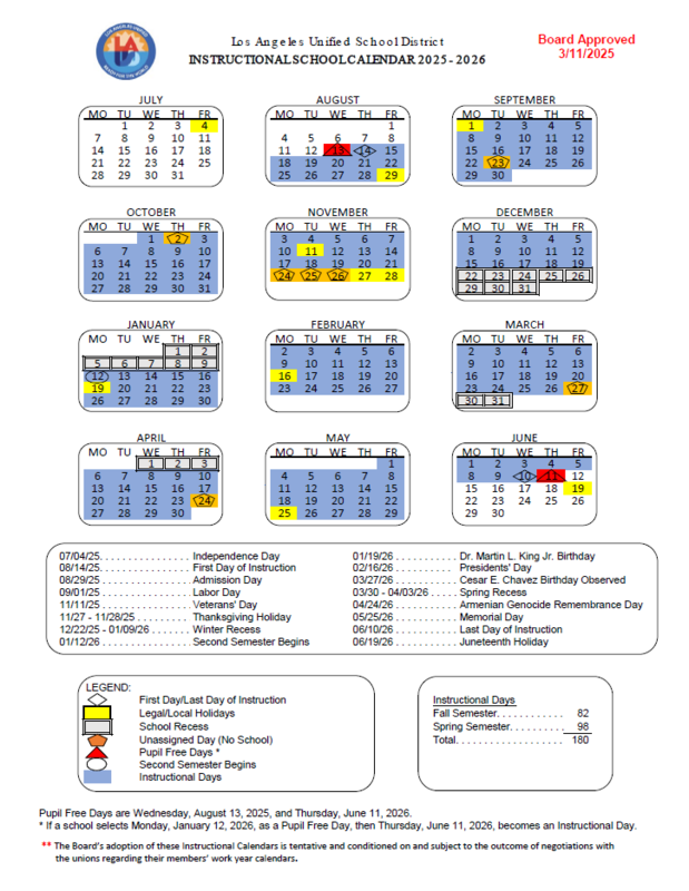 25-26 calendar
