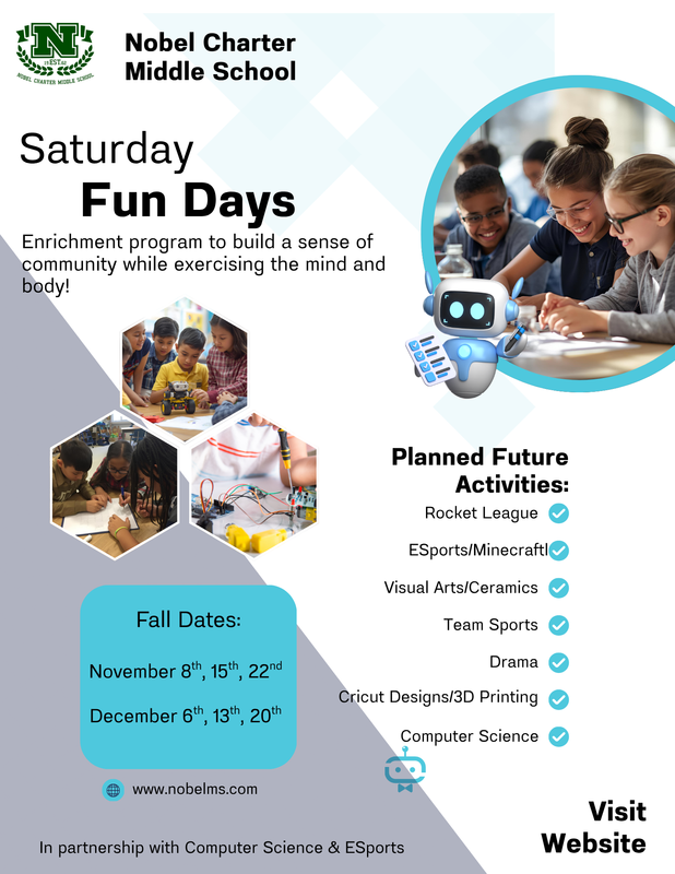 Saturday Fun Days Are Back!!!