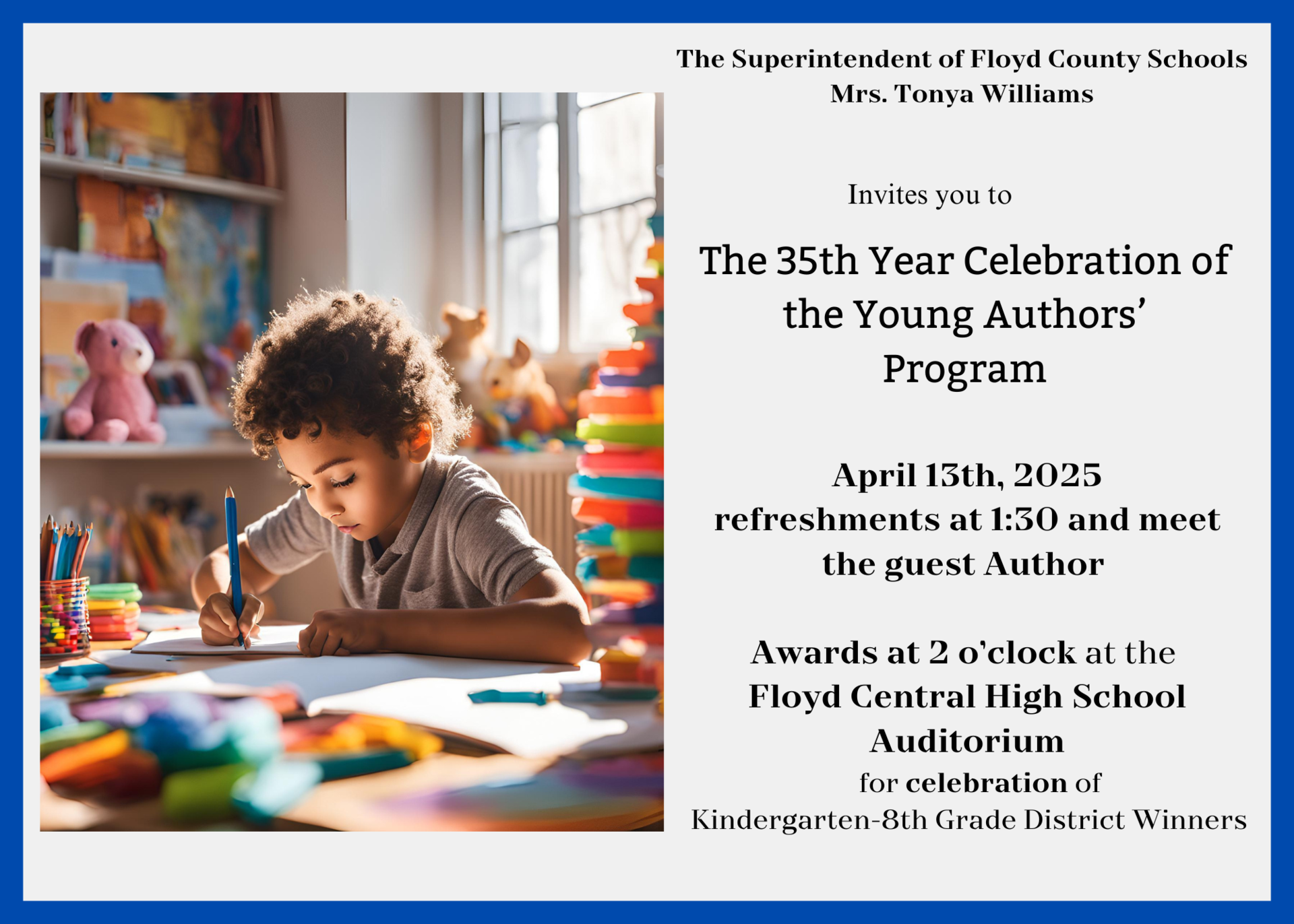 Young Authors 2025 Celebration