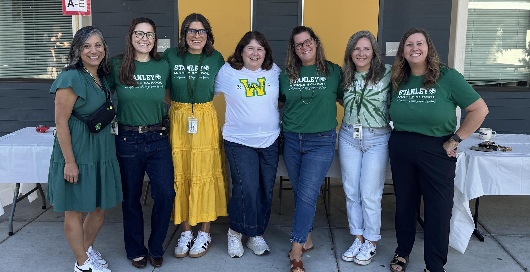 Stanley staff getting ready for students!