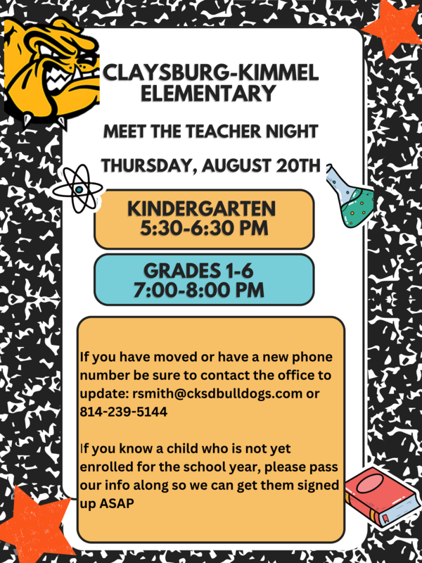 Elementary Meet the Teacher Night