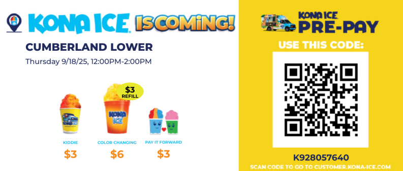 lower elementary kona ice prepay