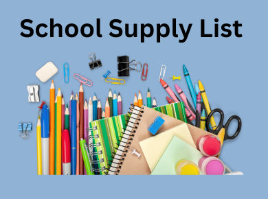 School Supplies List