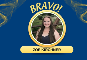 Bravo! Award winner Zoe Kirchner