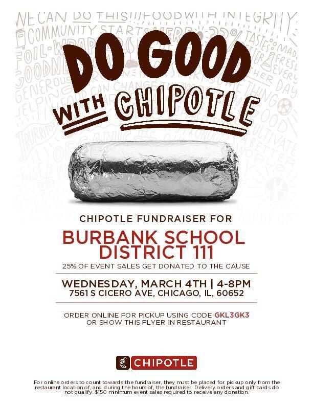 Chipotle Fundraiser