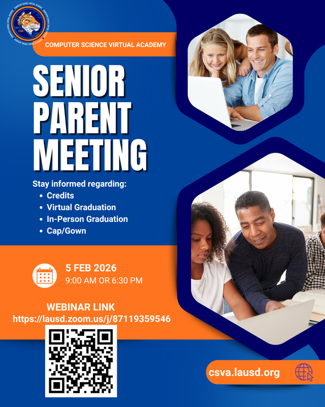 Senior Parent Meeting Feb