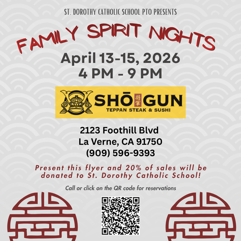Family Spirit Night @ Shogun Featured Photo