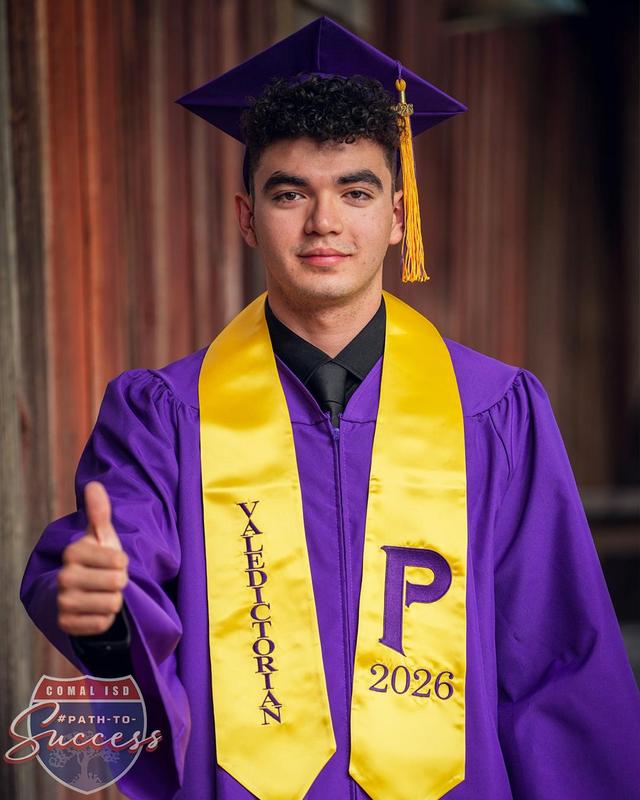 - Pieper High School Valedictorian Emilio Montalvo senior photo.