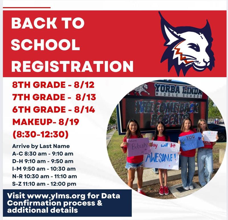Back to School Registration Days