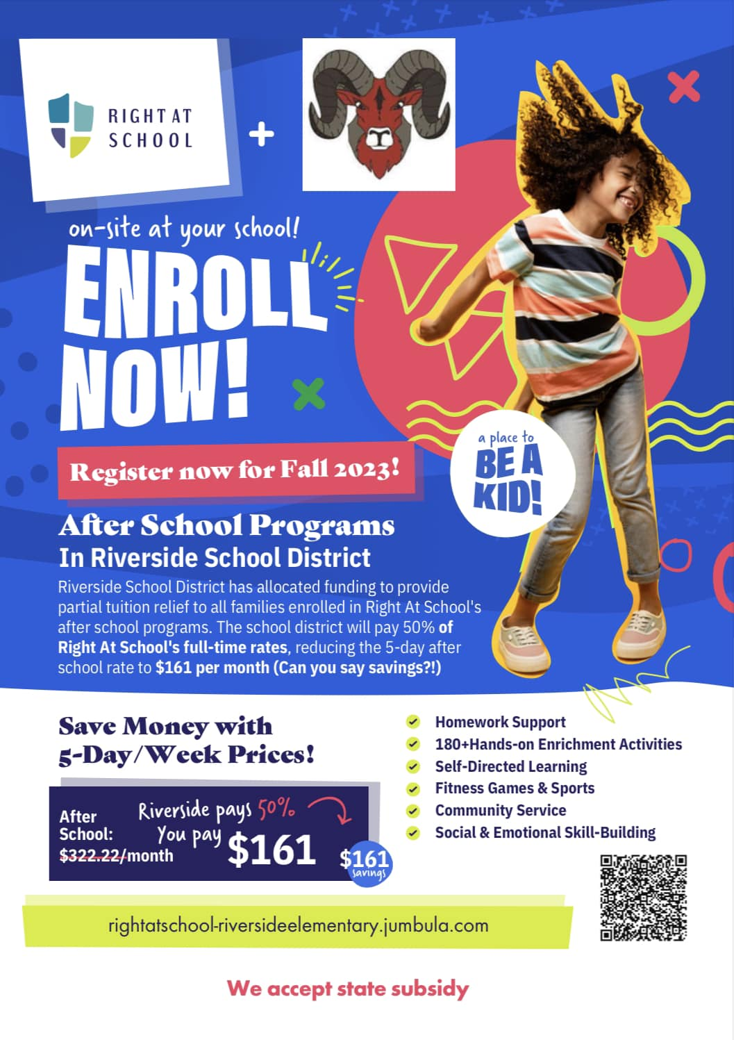 Right at School Program Riverside Elementary