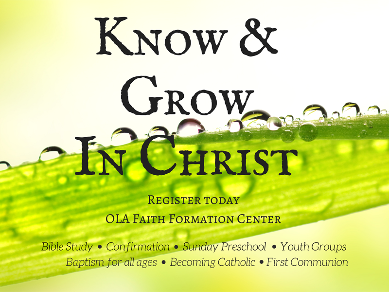 Register for Faith Formation (Eng/Span) Thumbnail Image