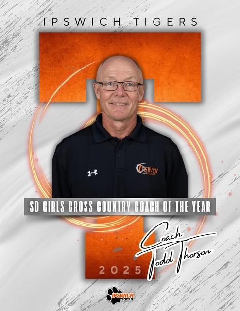 Girls XC Coach of the Year Todd Thorson