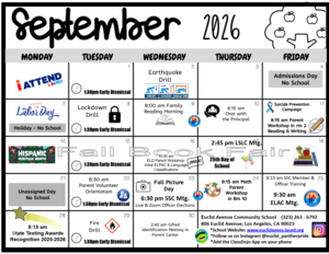 September Calendar