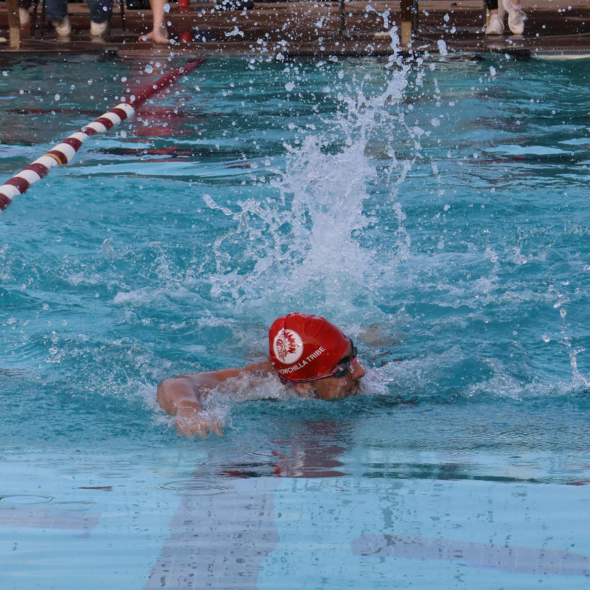 Ross Munoz swimming