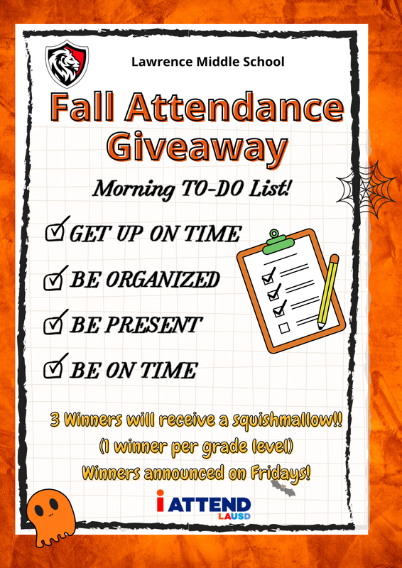 October Attendance Giveaway