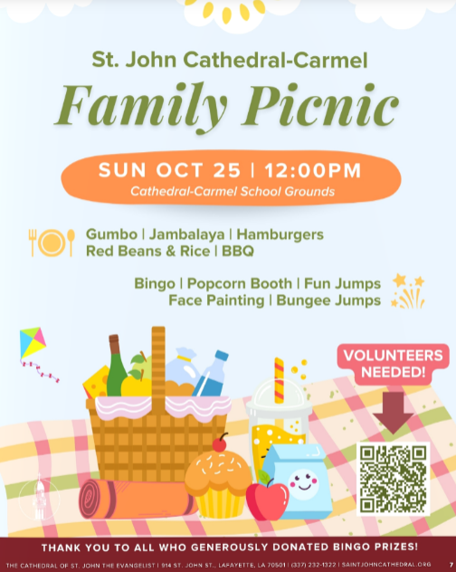 St. John / Cathedral-Carmel Family Picnic - Oct. 25 Featured Photo