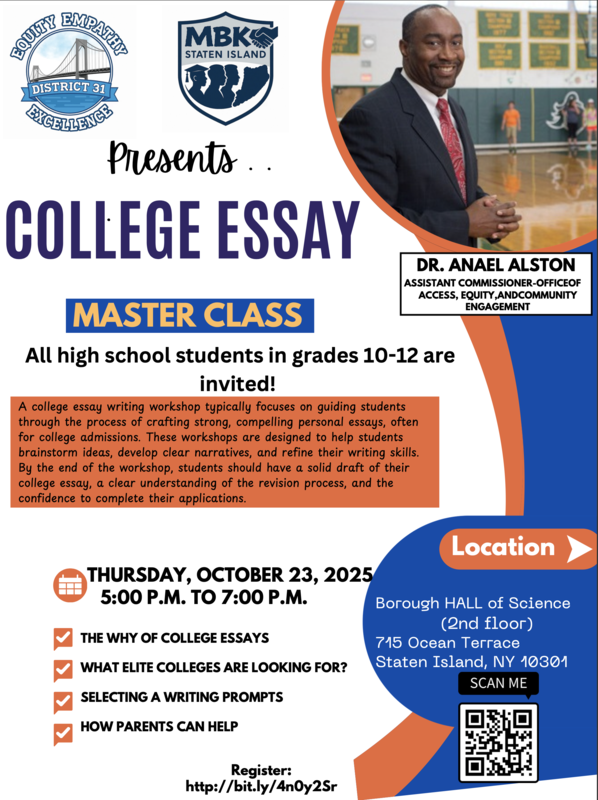 College Essay Master Class