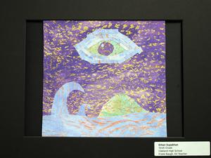 Student artwork on display