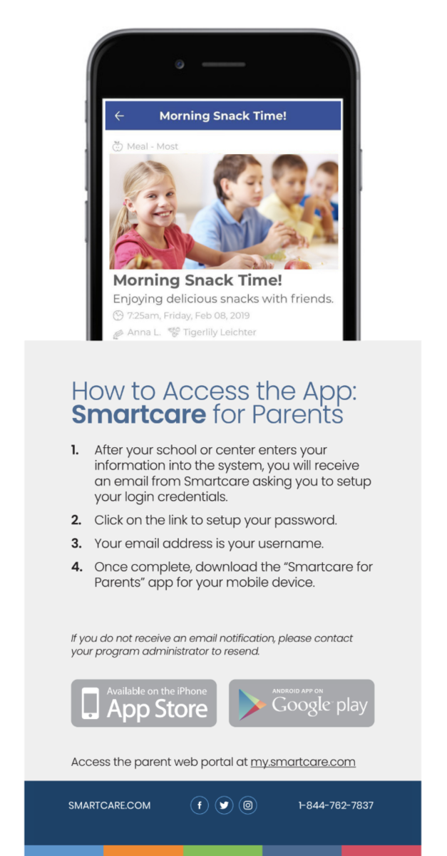 how to access the SMARTCARE app
