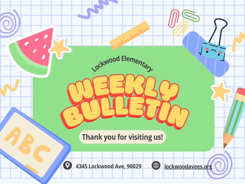 Weekly Bulletin