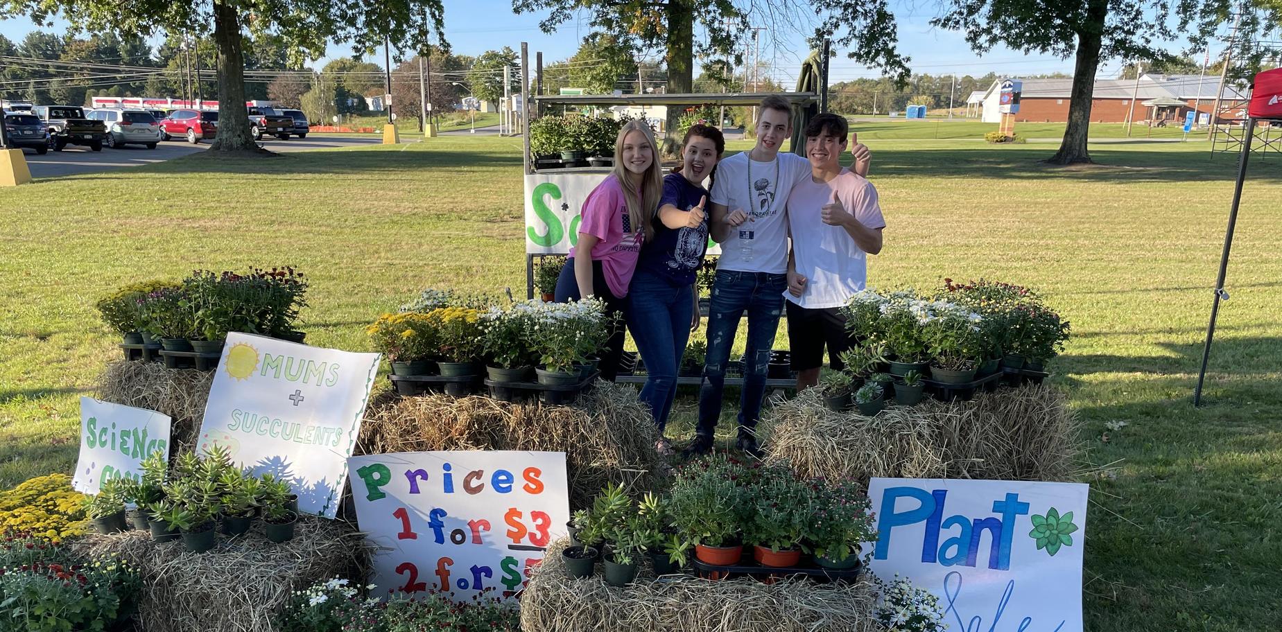 Science Club booth at Homecoming