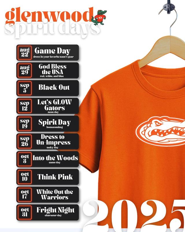 2025 Spirit Days Thumbnail Image