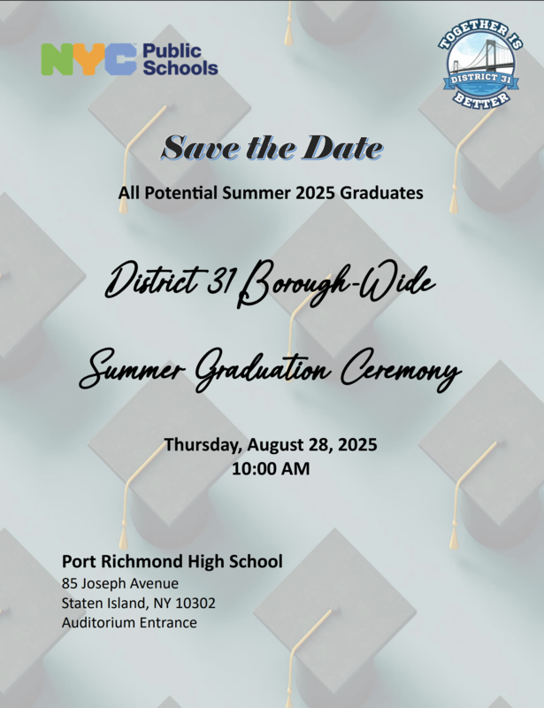 District 31 August 2025 Graduation