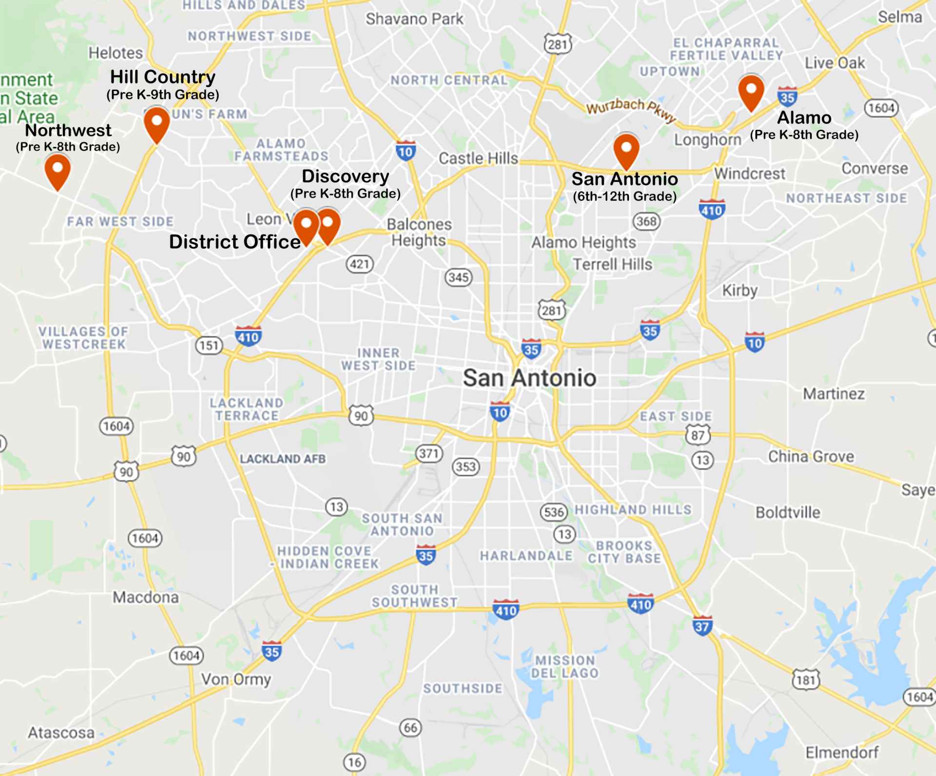 SST schools in San Antonio Area