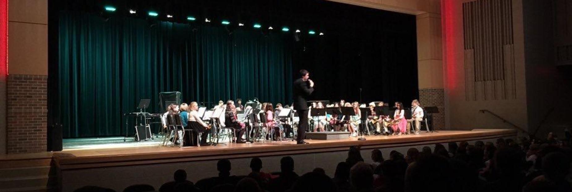 Band on stage