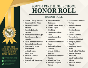 SPSD SPHS T1 HONOR ROLL
