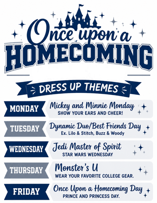 Homecoming week Themes