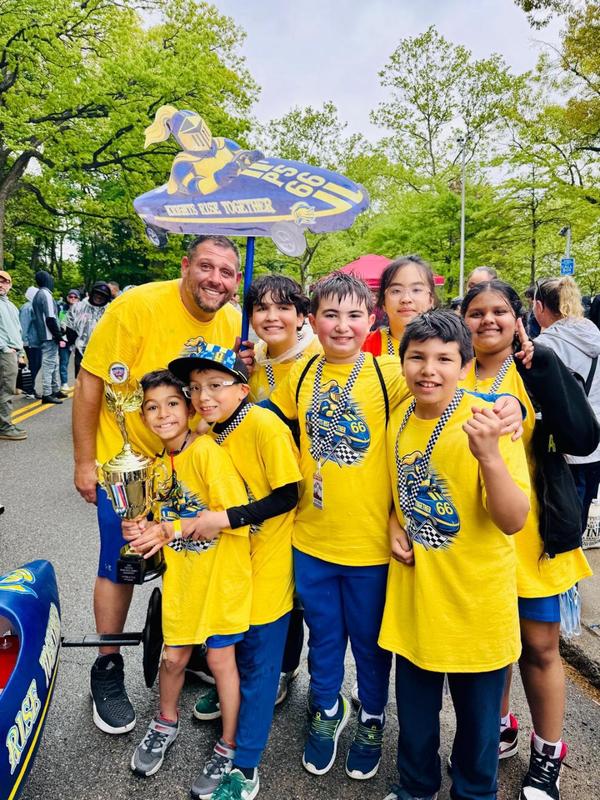 PS 66 soapbox derby race team
