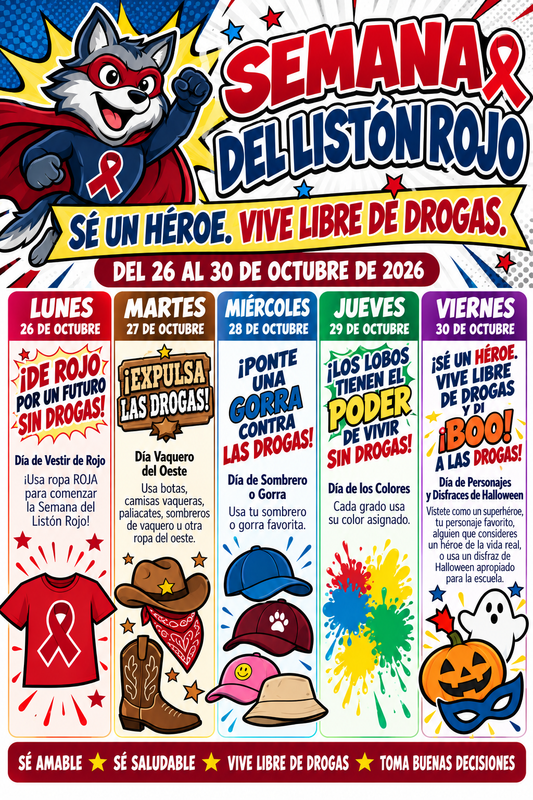 Red Ribbon Week Spanish