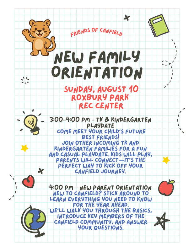 New Family Orientation