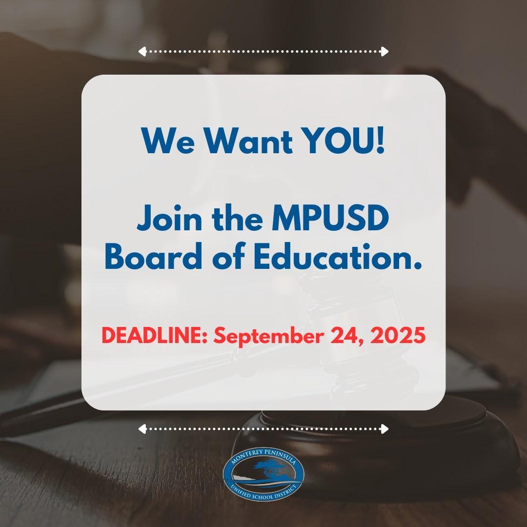 MPUSD Board Vacancy Trustee Area 7