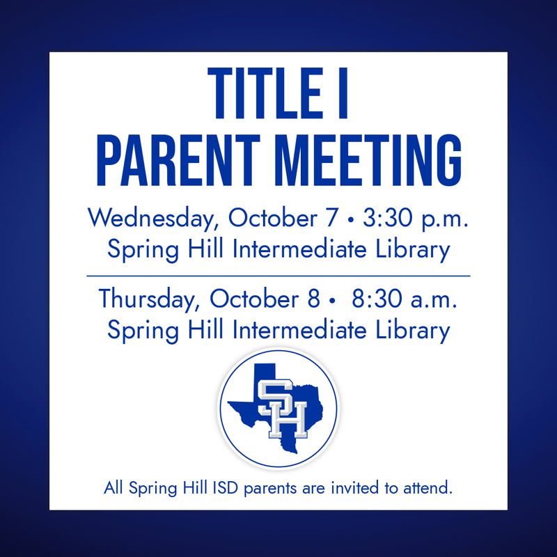 Title I Parent Meeting