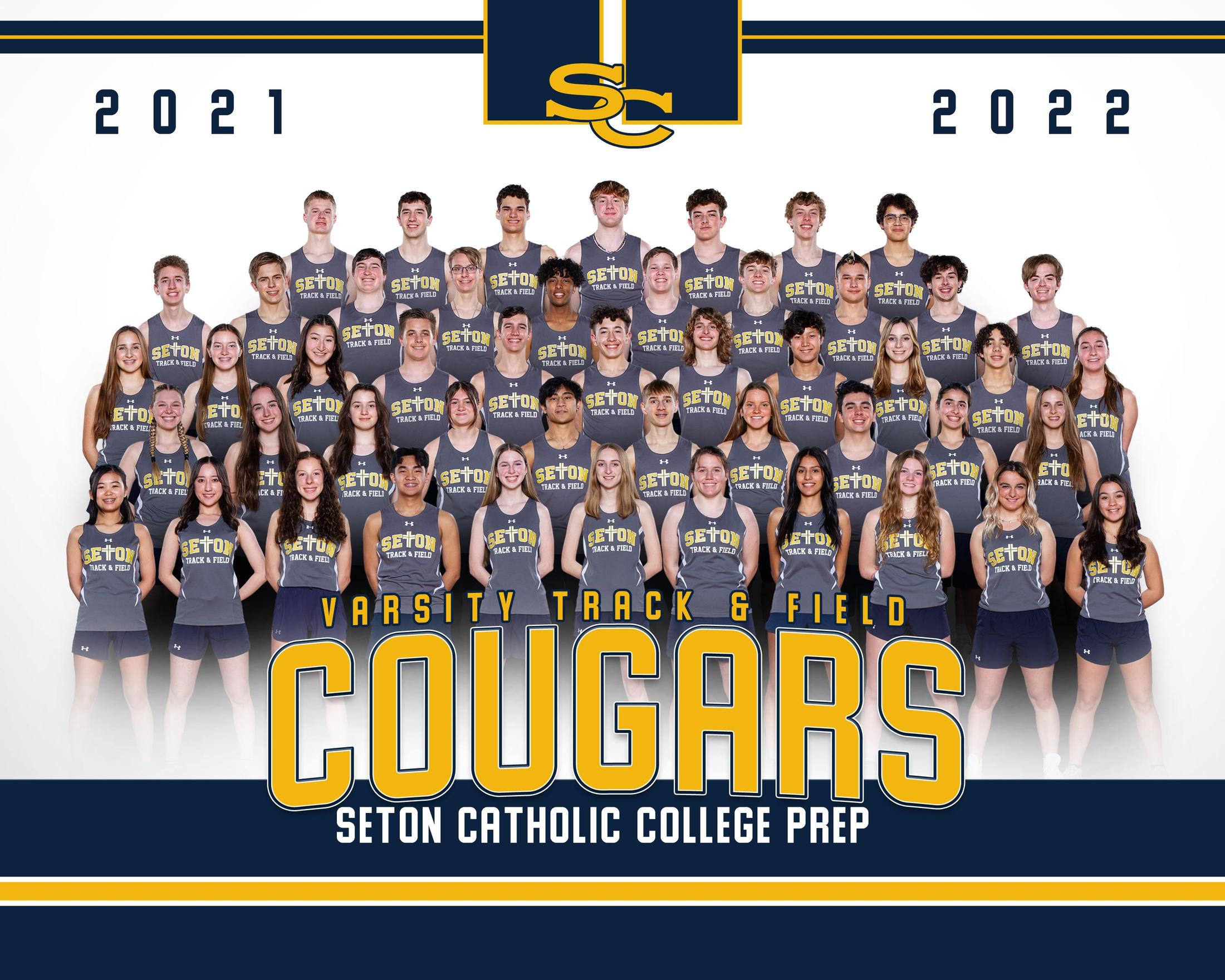 Varsity Track Field Cougar Sports Seton Catholic High School