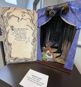 Student artwork on display