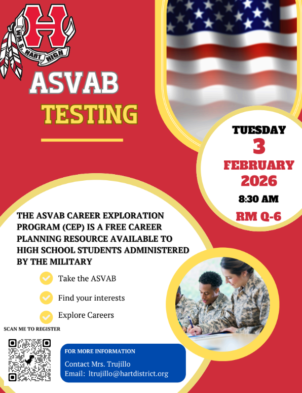ASVAB Testing Flyer