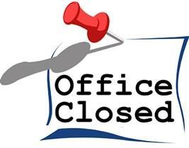 office closed sign