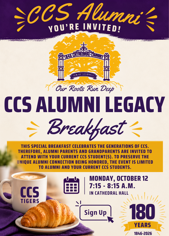 CCS Legacy Breakfast - Please RSVP Featured Photo