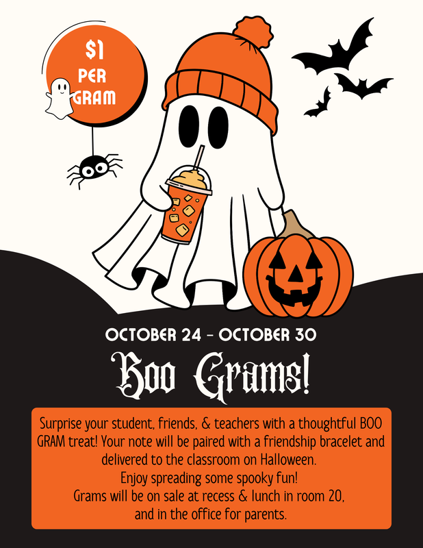 boo grams for sale flyer