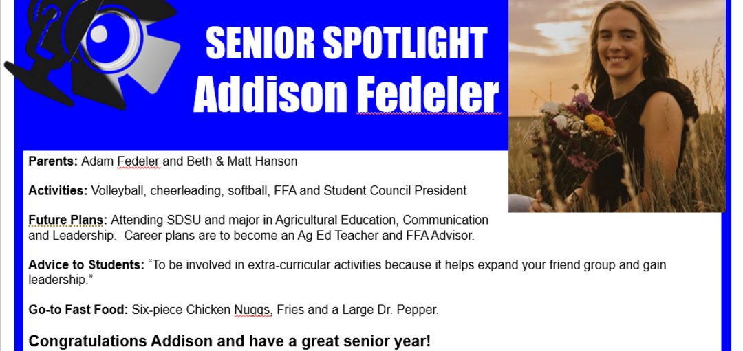 Addison Fedeler Spotlight