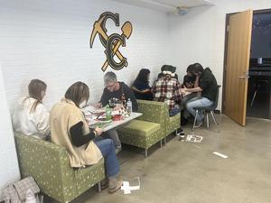 HS staff works to save Santa