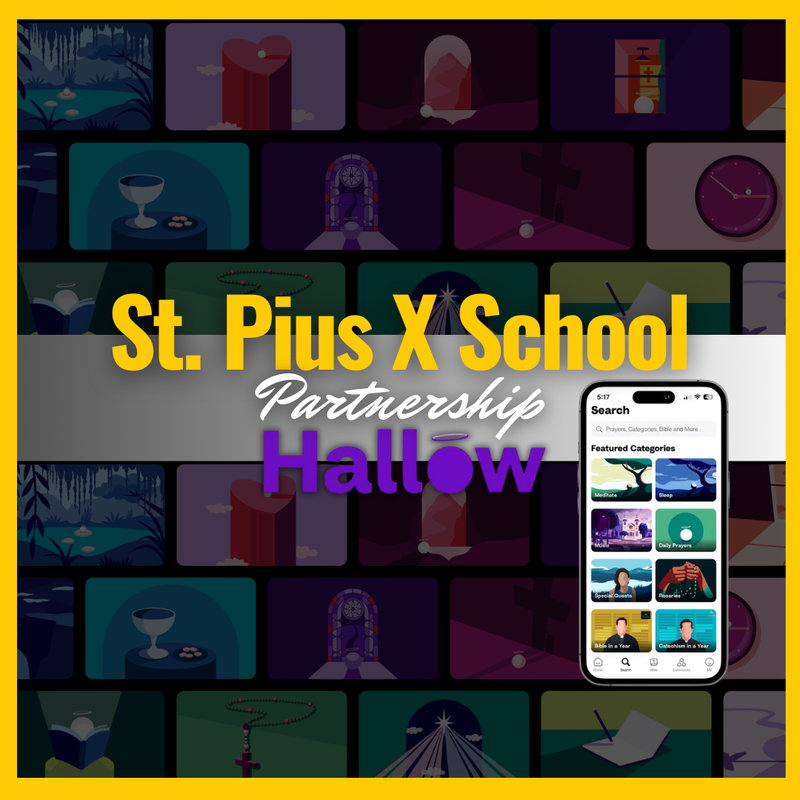 St. Pius X School Launches New Partnership With Hallow Featured Photo