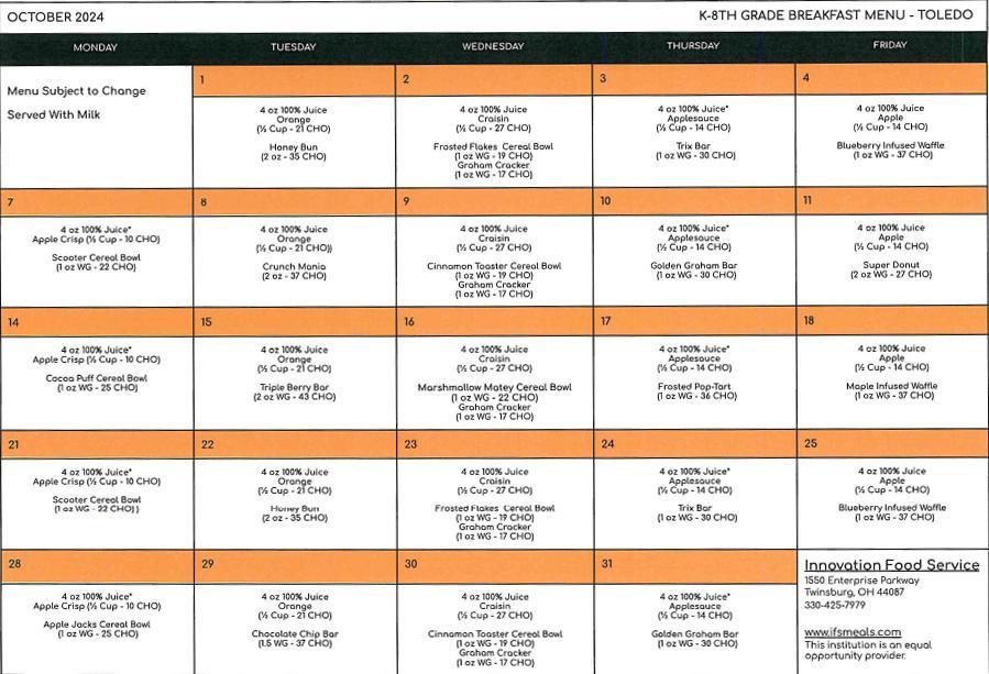 KG-8 Meal Menu – Student Life – Horizon Science Academy Toledo kg-8-meal-menu-student-life-horizon-science-academy-toledo