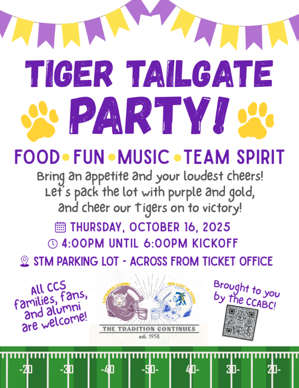 CCABC invites you to the TIGER TAILGATE PARTY!