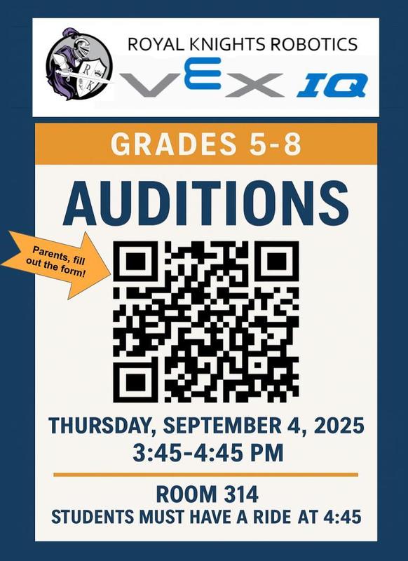 Robotics Auditions!